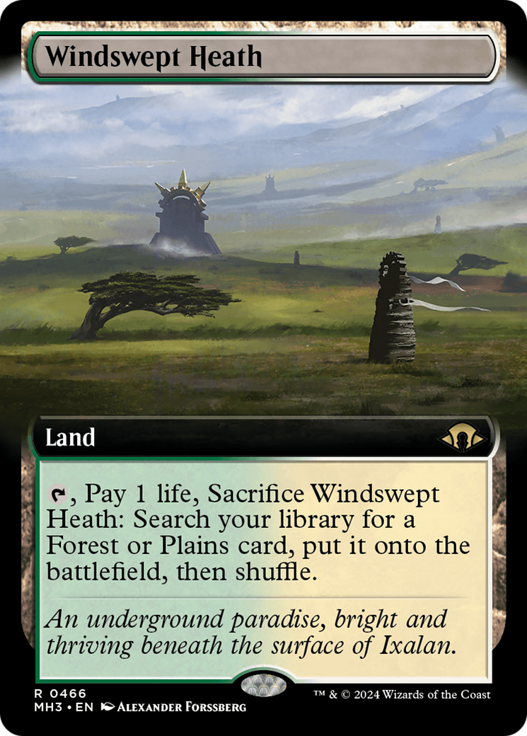 Windswept Heath (MH3-466) - Modern Horizons 3: (Extended Art) [Rare]