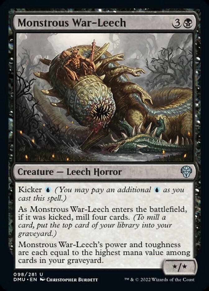 Monstrous War-Leech (DMU-098) - Dominaria United [Uncommon]