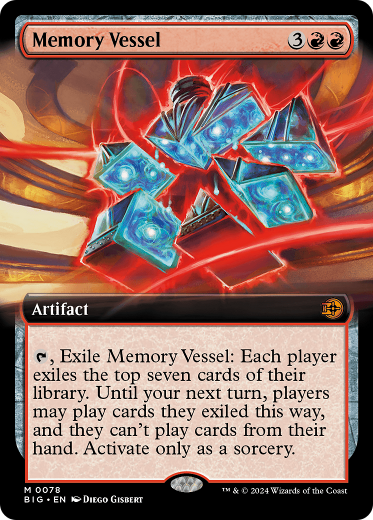 Memory Vessel (BIG-078) - The Big Score: (Extended Art) [Mythic]