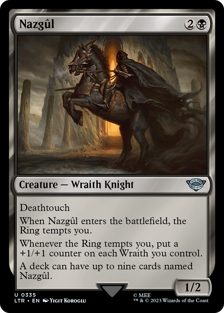 Nazgûl (LTR-335) - The Lord of the Rings: Tales of Middle-earth Foil [Uncommon]