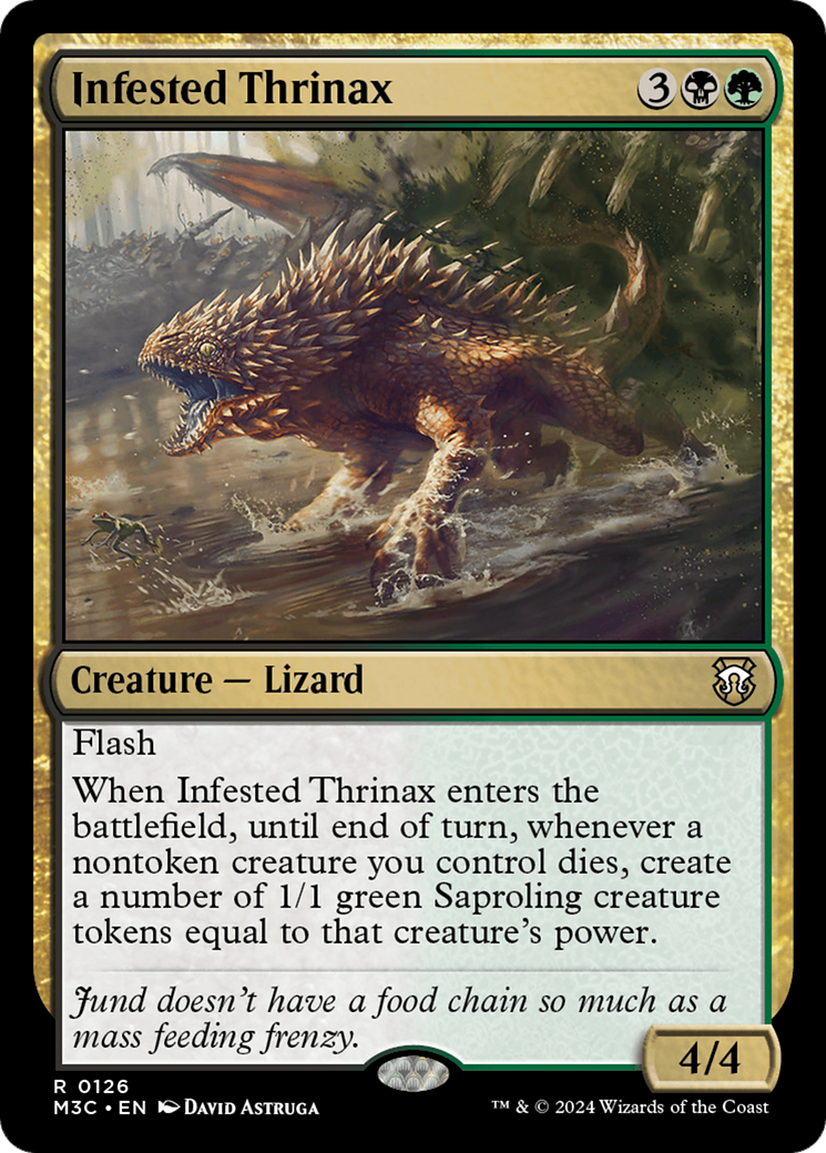 Infested Thrinax (M3C-126) - Modern Horizons 3 Commander [Rare]