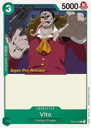 Vito (ST02-002) - Super Pre-Release Starter Deck 2: Worst Generation  [Common]