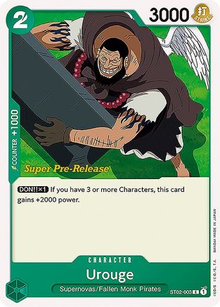 Urouge (ST02-003) - Super Pre-Release Starter Deck 2: Worst Generation  [Common]