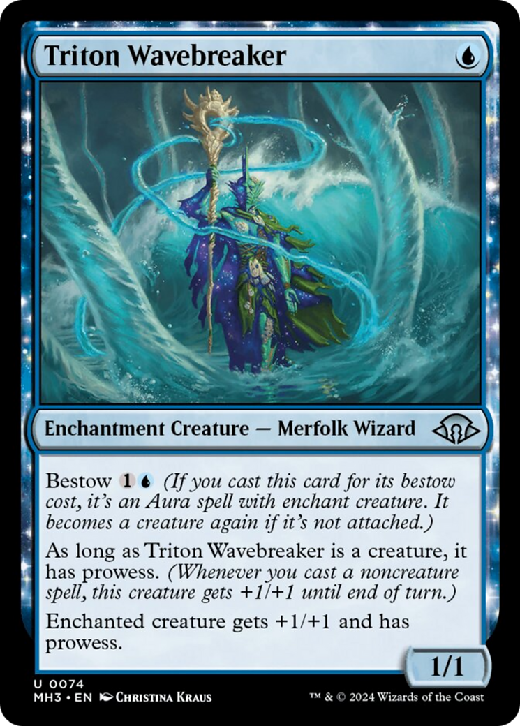 Triton Wavebreaker (MH3-074) - Modern Horizons 3 [Uncommon]