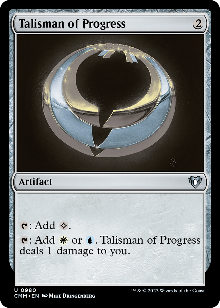 Talisman of Progress (CMM-980) - Commander Masters [Uncommon]