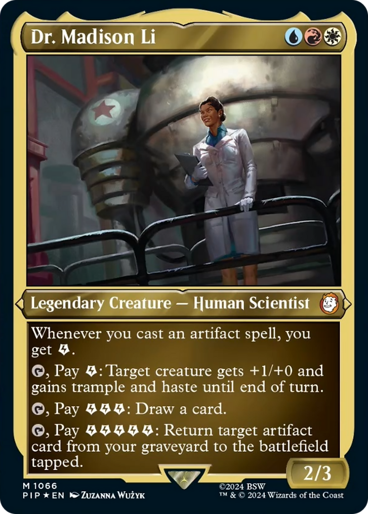 Dr. Madison Li (PIP-1066) - Fallout Etched Foil [Mythic]