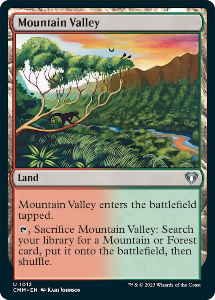 Mountain Valley (CMM-1012) - Commander Masters [Uncommon]