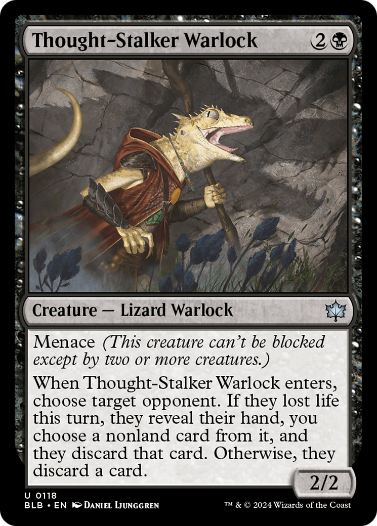 Thought-Stalker Warlock (BLB-118) - Bloomburrow [Uncommon]