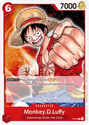 Monkey.D.Luffy (Promotion Pack 2022) (P-001) - One Piece Promotion Cards  [Promo]