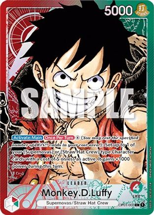 Monkey.D.Luffy (003) (Parallel) (OP01-003) - Romance Dawn Foil [Leader]