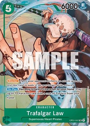 Trafalgar Law (047) (Parallel) (OP01-047) - Romance Dawn Foil [Super Rare]