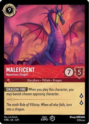 Maleficent - Monstrous Dragon (5) - D23 Promos Holofoil [Promo]