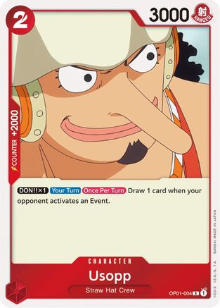 Usopp (OP01-004) - Romance Dawn Foil [Rare]