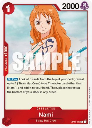 Nami (OP01-016) - Romance Dawn  [Rare]