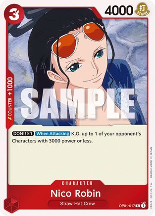 Nico Robin (OP01-017) - Romance Dawn Foil [Rare]