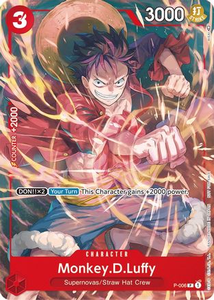 Monkey.D.Luffy - P-006 (Tournament Pack Vol. 1) (P-006) - One Piece Promotion Cards  [Promo]