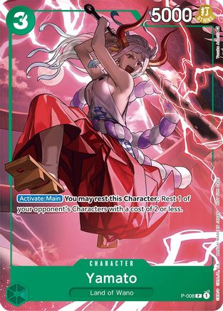 Yamato (Tournament Pack Vol. 1) (P-008) - One Piece Promotion Cards  [Promo]