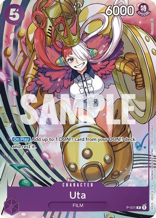 Uta (Event Pack Vol. 1) (P-031) - One Piece Promotion Cards Foil [Promo]