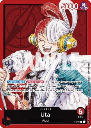 Uta (One Piece Film Red) (P-011) - One Piece Promotion Cards  [Promo]