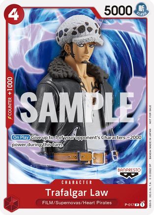 Trafalgar Law (One Piece Film Red) (P-017) - One Piece Promotion Cards  [Promo]