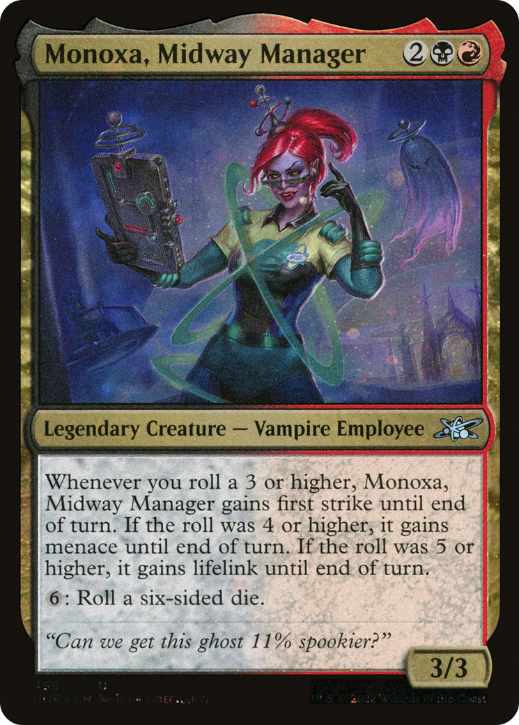 Monoxa, Midway Manager (UNF-459) - Unfinity Galaxy Foil [Uncommon]