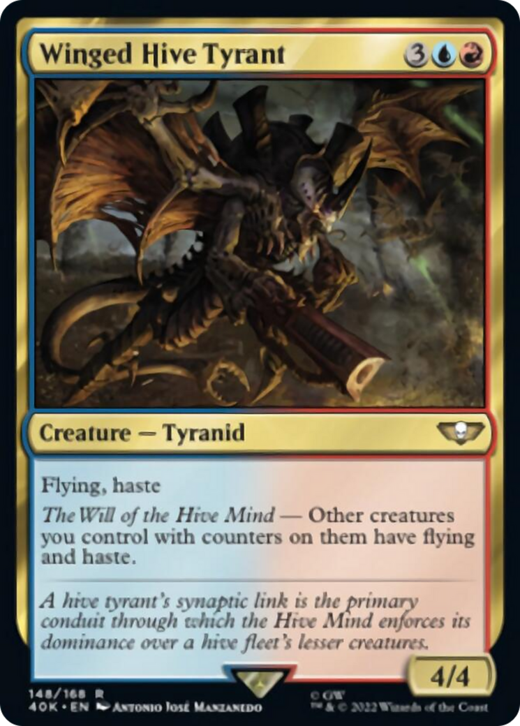 Winged Hive Tyrant (40K-148) - Warhammer 40,000 Commander [Rare]