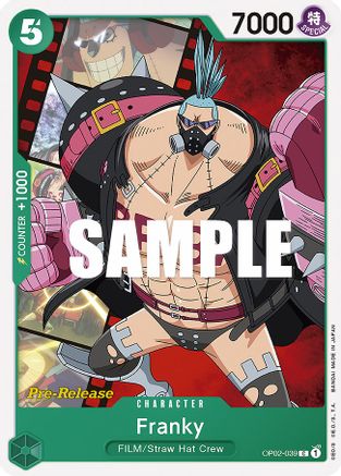 Franky (OP02-039) - Paramount War Pre-Release Cards  [Common]