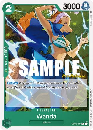 Wanda (OP02-044) - Paramount War Pre-Release Cards  [Common]