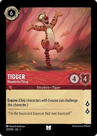 Tigger - Wonderful Thing (127/204) - The First Chapter Cold Foil [Uncommon]