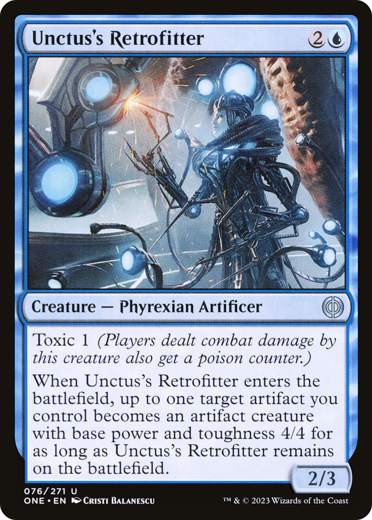 Unctus's Retrofitter (ONE-076) - Phyrexia: All Will Be One [Uncommon]