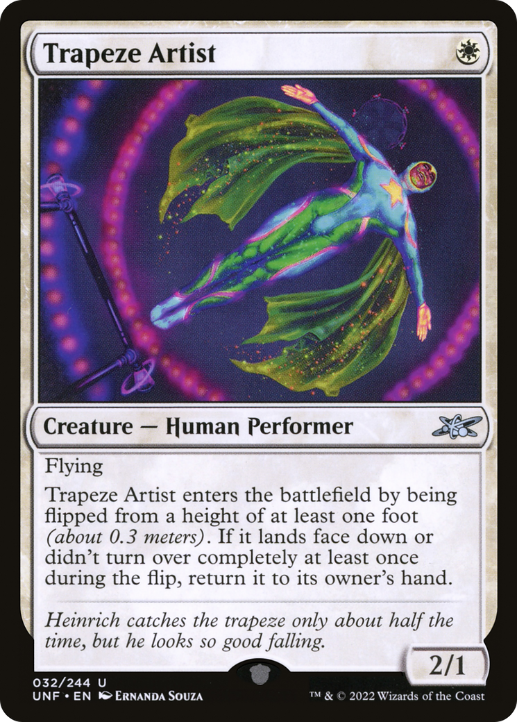 Trapeze Artist (UNF-032) - Unfinity [Uncommon]