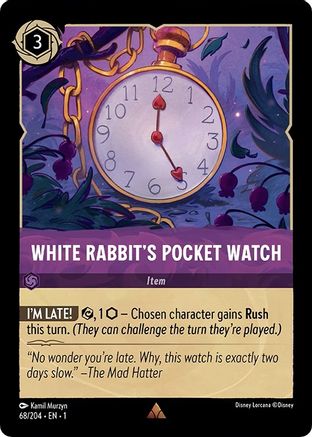 White Rabbit's Pocket Watch (68/204) - The First Chapter  [Rare]