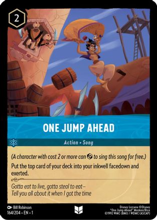 One Jump Ahead (164/204) - The First Chapter Cold Foil [Uncommon]