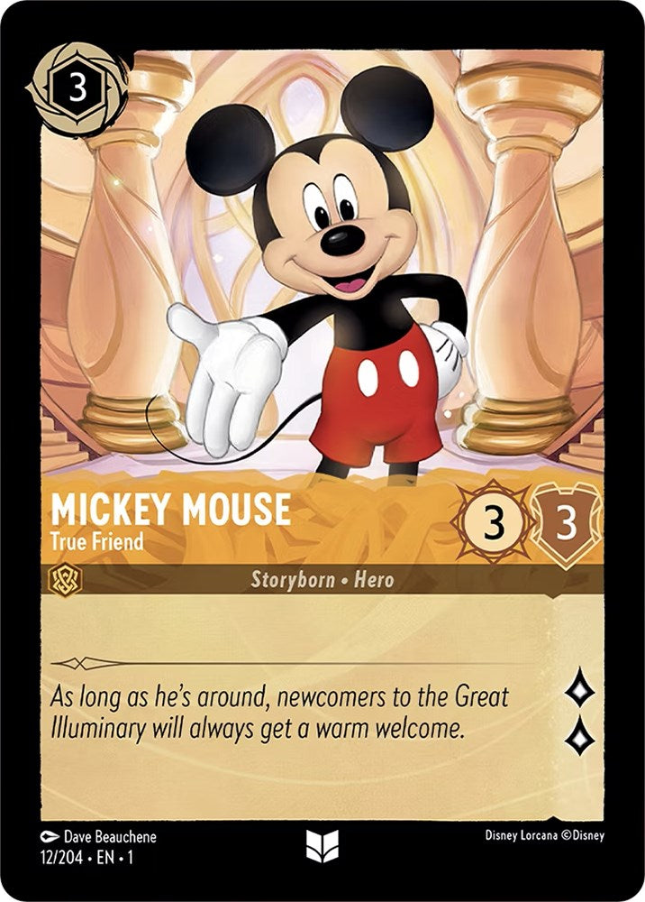 Mickey Mouse - True Friend (12/204) - The First Chapter  [Uncommon]