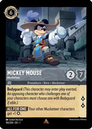 Mickey Mouse - Musketeer (186/204) - The First Chapter  [Rare]