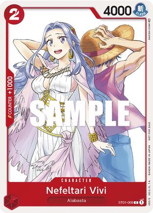 Nefeltari Vivi (OP-03 Pre-Release Tournament) [Participant] (ST01-009) - One Piece Promotion Cards  [Promo]