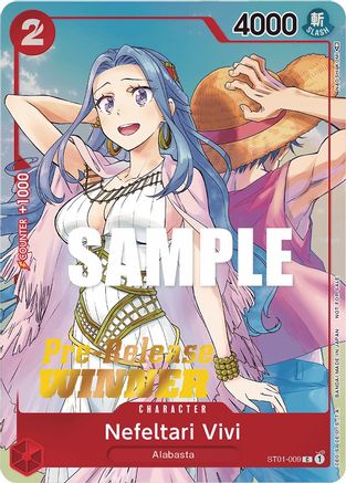 Nefeltari Vivi (OP-03 Pre-Release Tournament) [Winner] (ST01-009) - One Piece Promotion Cards Foil [Promo]