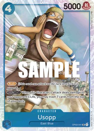 Usopp (OP03-041) - Pillars of Strength Foil [Super Rare]