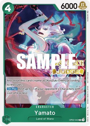 Yamato (Judge) (OP02-042) - One Piece Promotion Cards Foil [Promo]