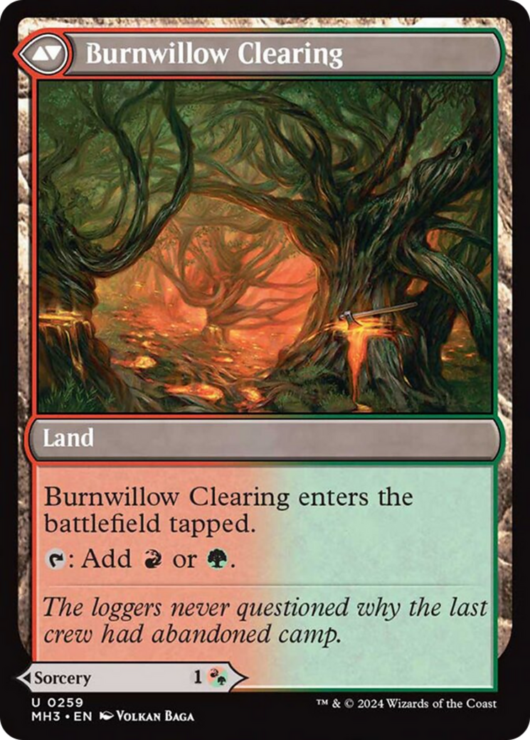 Stump Stomp // Burnwillow Clearing (MH3-259) - Modern Horizons 3 [Uncommon]