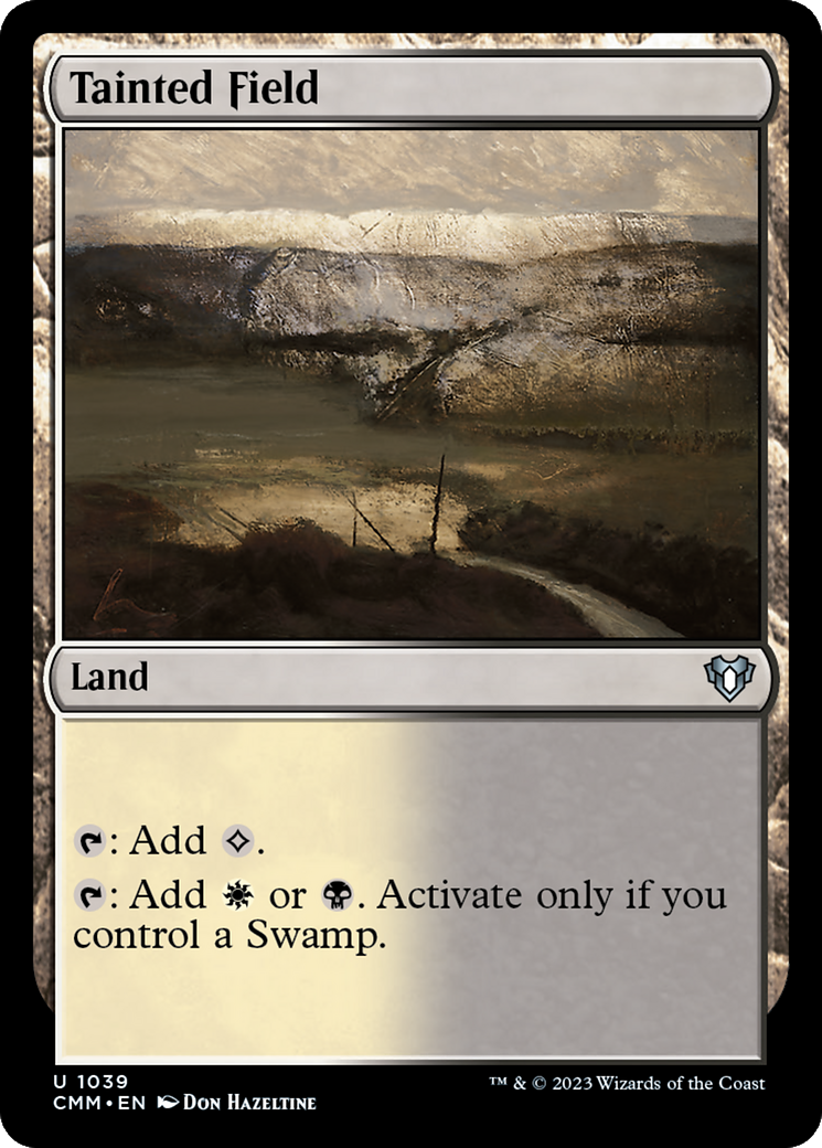 Tainted Field (CMM-1039) - Commander Masters [Uncommon]