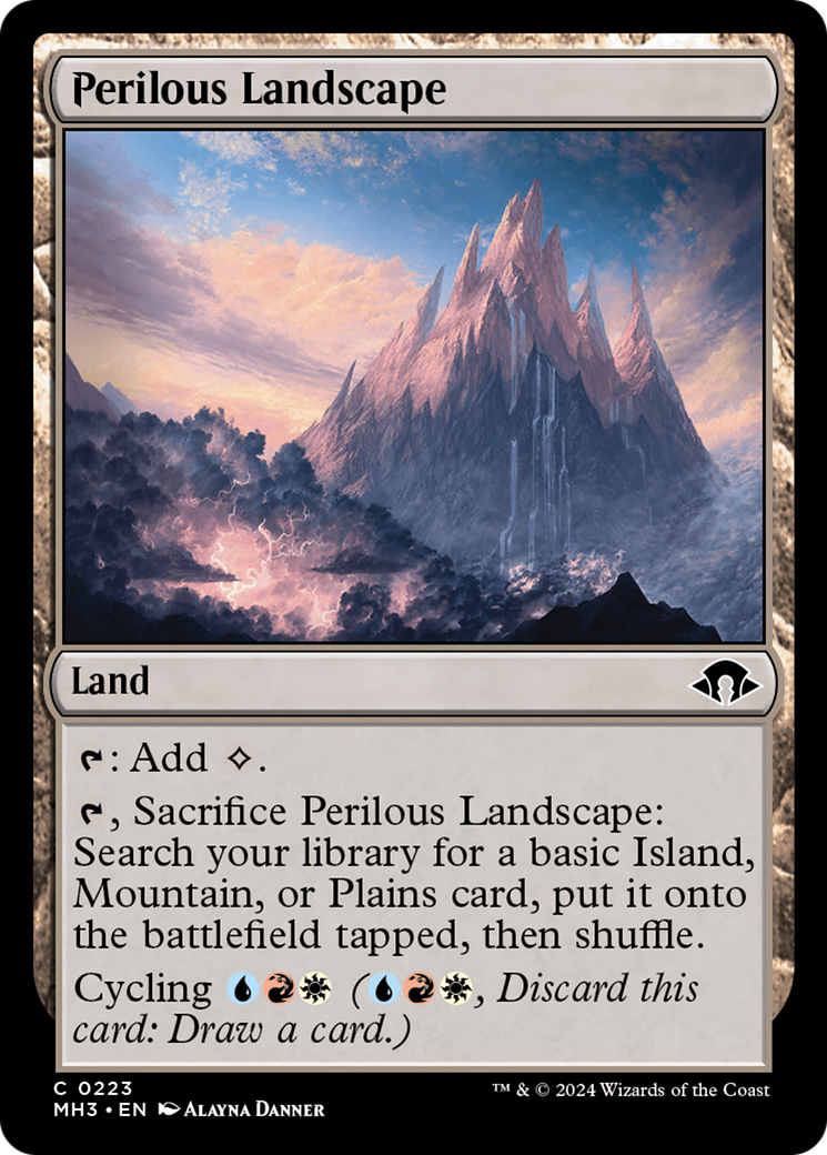 Perilous Landscape (MH3-223) - Modern Horizons 3 [Common]