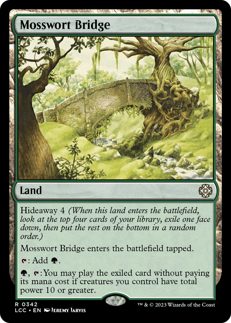 Mosswort Bridge (LCC-342) - The Lost Caverns of Ixalan Commander [Rare]