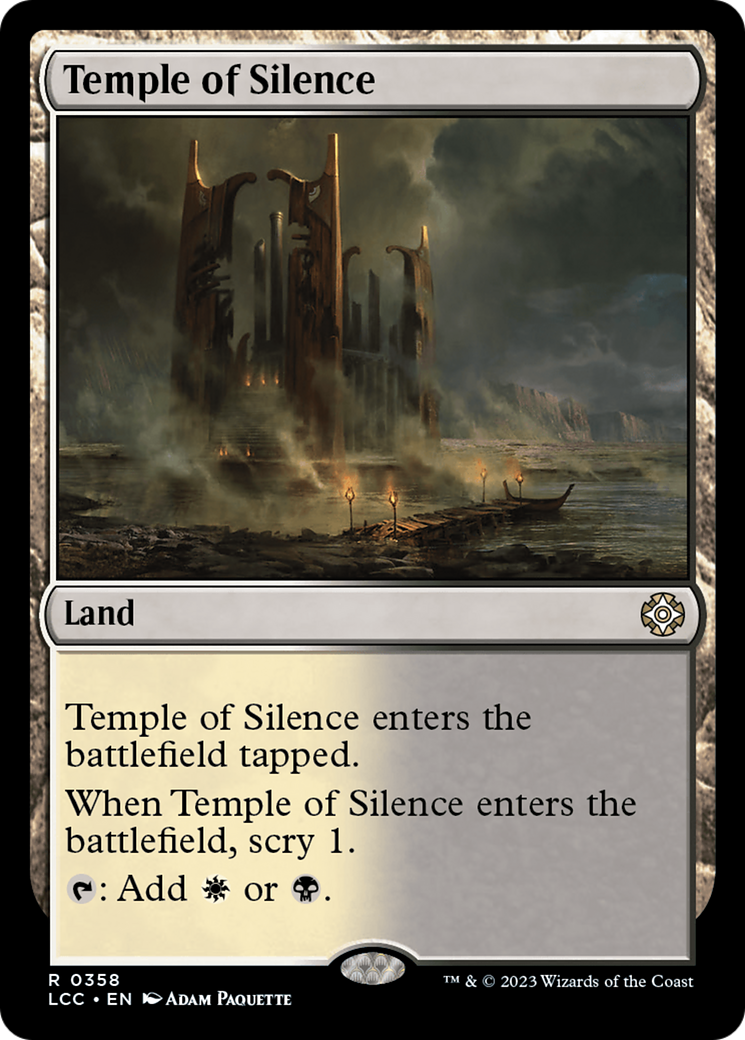 Temple of Silence (LCC-358) - The Lost Caverns of Ixalan Commander [Rare]