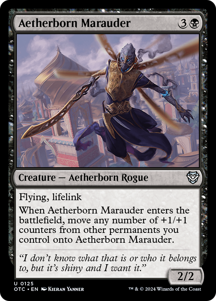 Aetherborn Marauder (OTC-125) - Outlaws of Thunder Junction Commander [Uncommon]