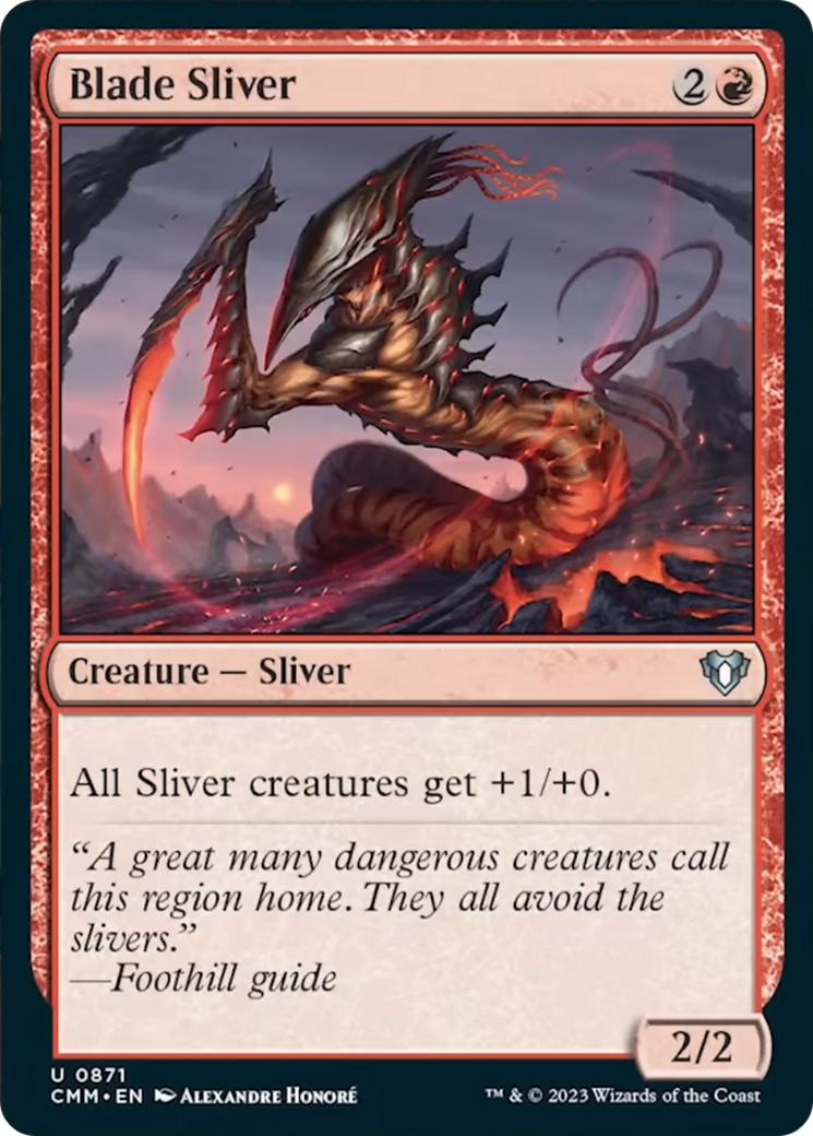 Blade Sliver (CMM-871) - Commander Masters [Uncommon]