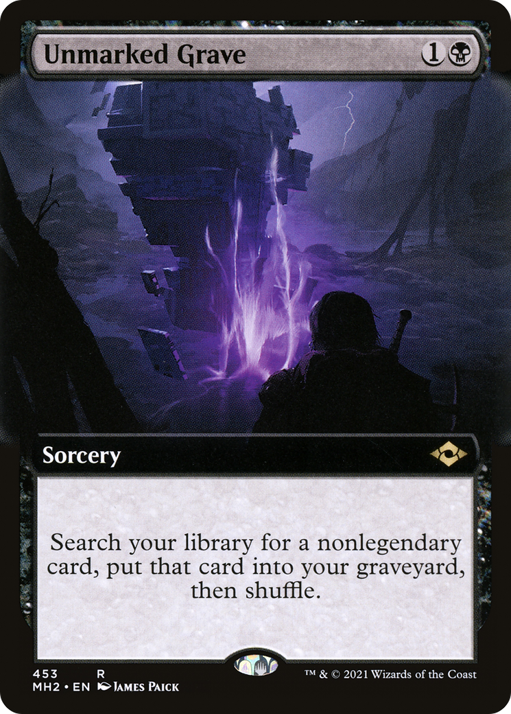 Unmarked Grave (MH2-453) - Modern Horizons 2: (Extended Art) [Rare]