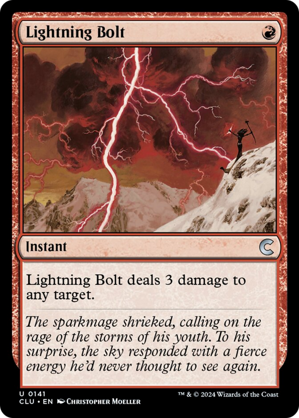 Lightning Bolt (CLU-141) - Ravnica: Clue Edition [Uncommon]
