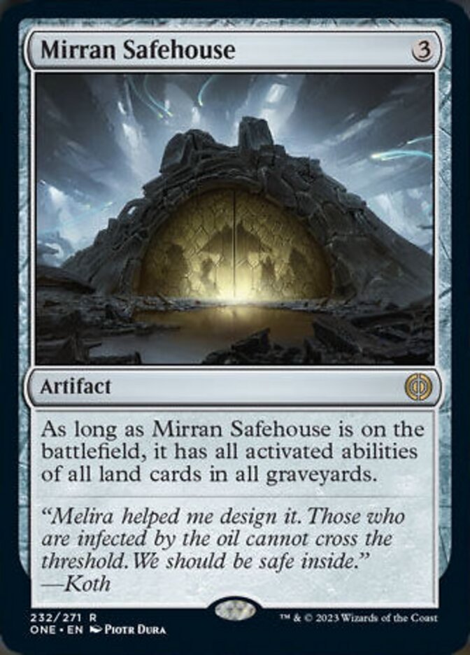 Mirran Safehouse (ONE-232) - Phyrexia: All Will Be One [Rare]