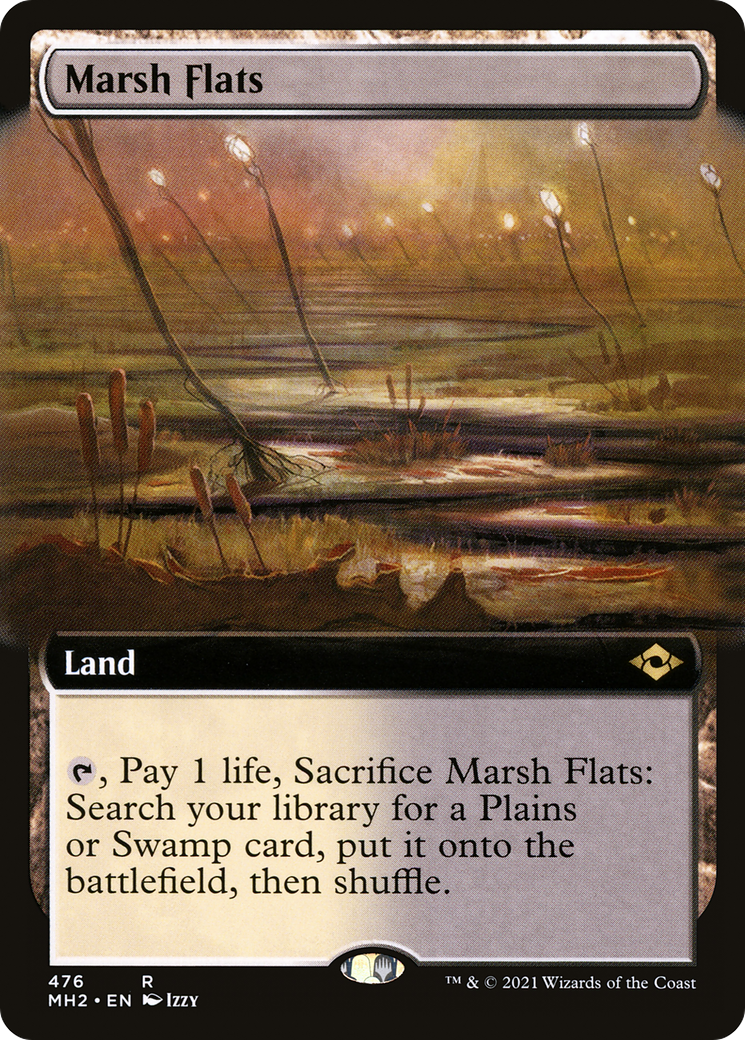 Marsh Flats (MH2-476) - Modern Horizons 2: (Extended Art) [Rare]